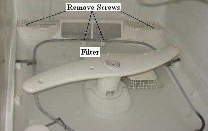 dishwasher ge repair draining guide filter drain clean whirlpool valve appliance hole won piston portable