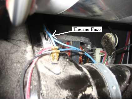 How do you fix a Whirlpool dryer that is not blowing hot air?